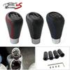 5 Speed Universal Manual Car Gear Stick Shifter Shift Knob Lever Leather Black