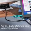 480Mbps Type-C Power Meter Digital Display OTG Converter Professional Cable Extender  Laptop