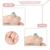 8 Pcs/Set Ring Size Adjuster Mat Transparent Invisible Non-irritation Reusable Soft Anti-slip Different Sizes Ring Size Reducer Mat Ring Guard