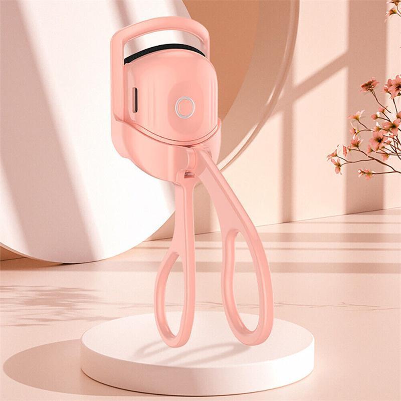 Portable Electric Heated Eyelash Curler Comb Long Lasting Eyelashes Curls Thermal Eyelash Curler Makeup Tools