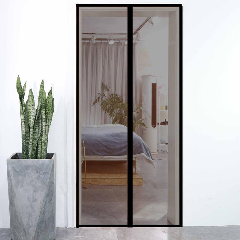 

Магнитная дверная штора без перфорации, защита от комаров, насекомых, мух, автоматически закрывающаяся, вентиляционная, бытовая, 1 комплект 80X210CM