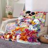 1pc, Minnie and Friends (3) Home Decor Blanket: A Cozy Flannel Throw for Bedroom, Living Room, Travel, Camping, Car