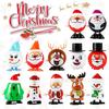 Christmas Spring Toy That Can Walk After Being Wound Up Santa Claus and Reindeer Spring Toy Children's Christmas Gift