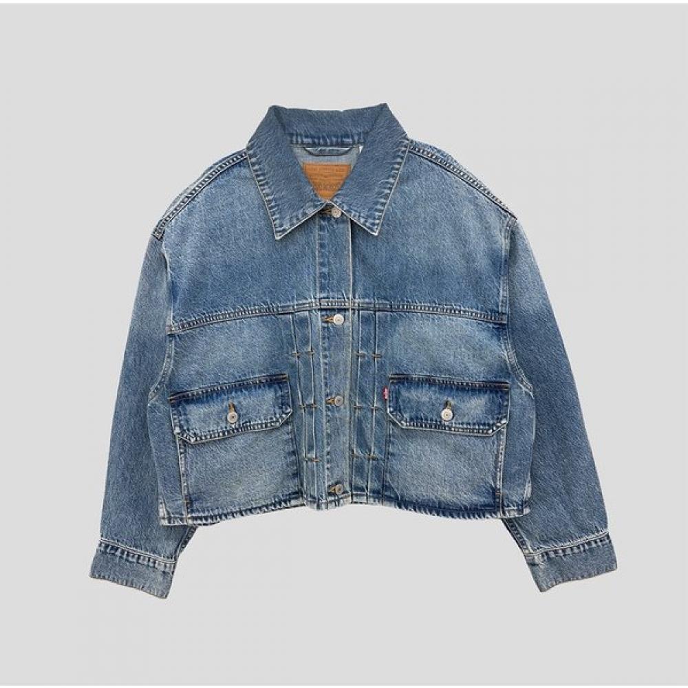 Levi S Women Crop Denim Jacket 008gc 0000 90(M)