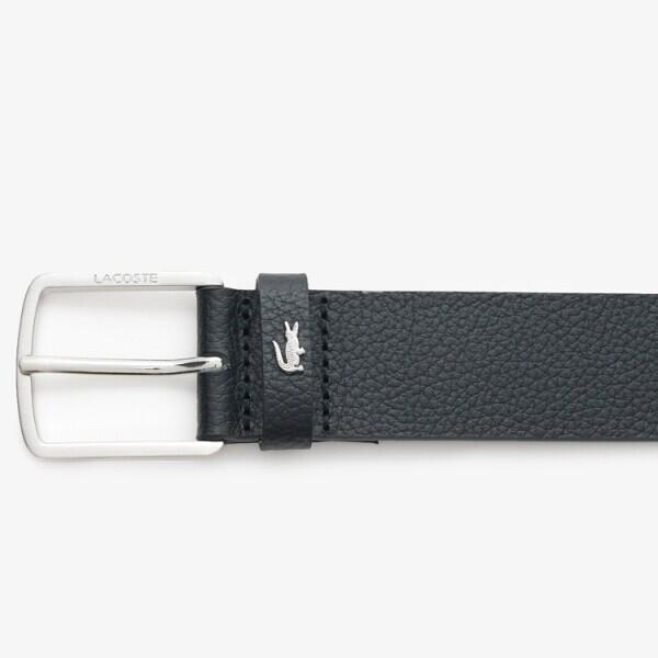 Lacoste Silver Logo Point Buckle Belt Bb Rc4090m54g 000 100