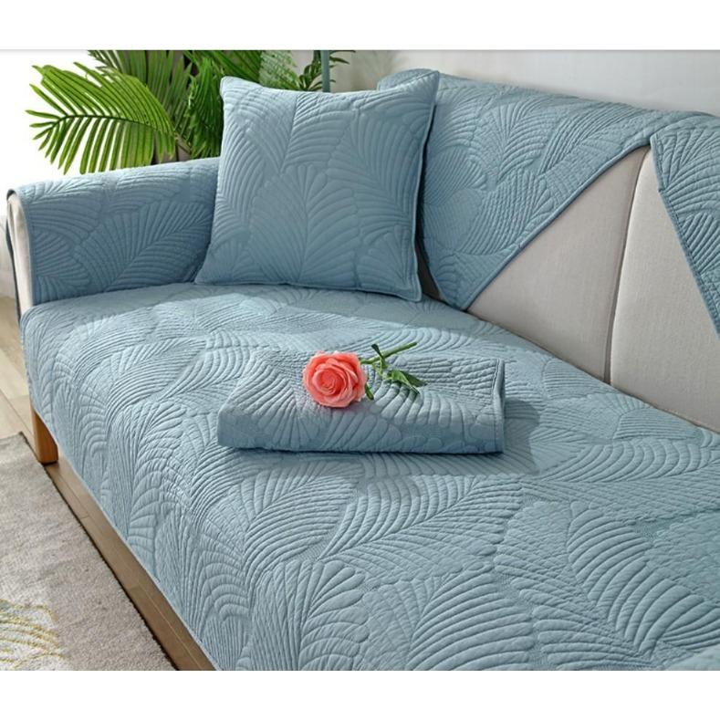 Fashionable And Simple Double-Faced Pure Cotton Sofa Cushion Four All Season universal Anti Slip And Dustproof Sofa Cushion