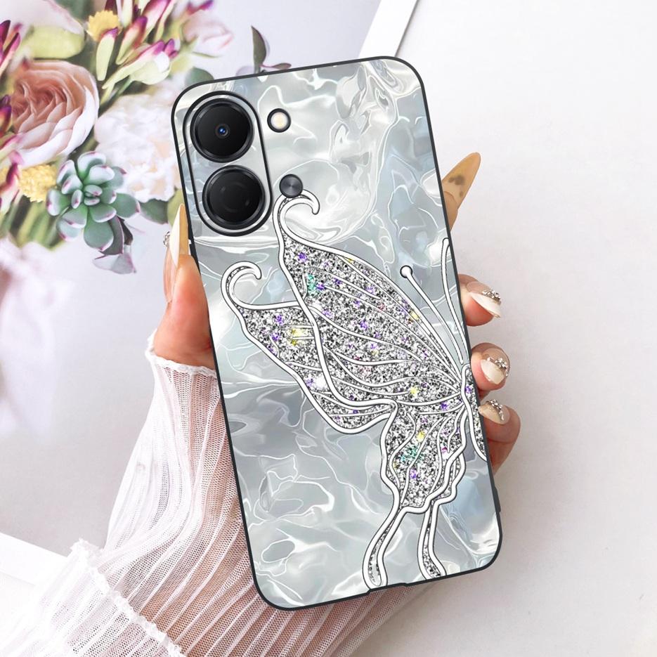 For Tecno Spark GO 3 5G Case KN3 Colorful Flowers Luxury Painted Cover Soft TPU Phone Case For Tecno Spark GO 3 SparkGo 3 Fundas