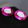Pink Sapphire Oval Shape 19.25 Carat Pair Natural Loose Gemstone CERTIFIED SD-018