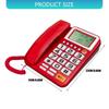 Corded Landline Telephone Landline Desktop Landline Phone Noise Reduction Calling Suitable for Home Hotel Office