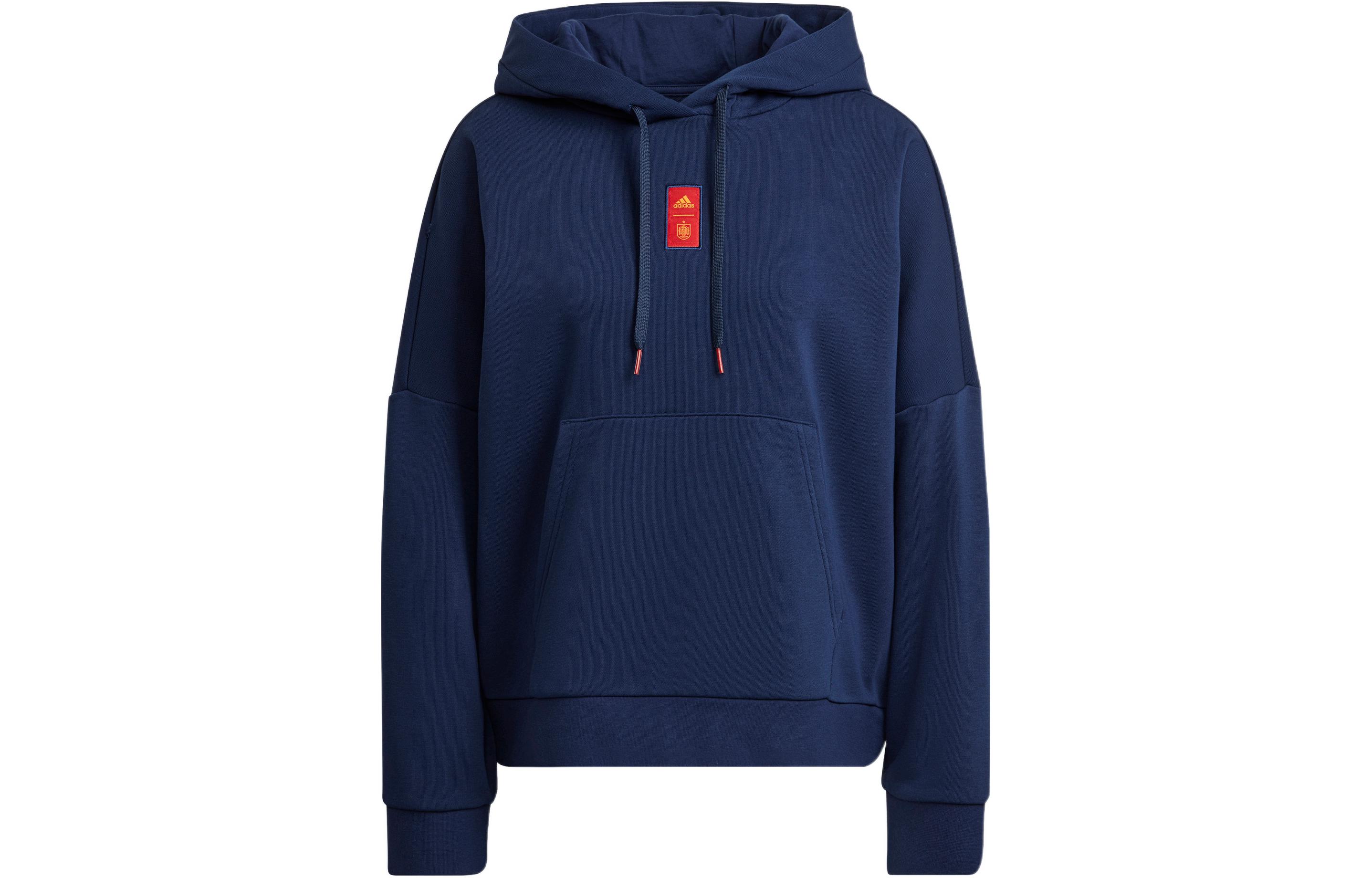 Adidas Sweatshirts Women s Blue Hooded Moderate Regular HE8917 S