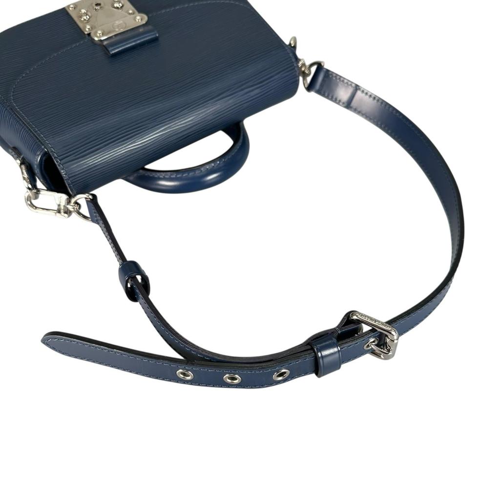 LOUIS VUITTON Eden PM M40652 Shoulder Bag blue Women used