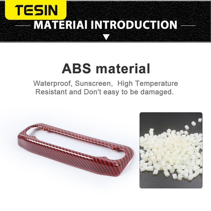 TESIN Autocolant ornamental pentru cadru de decorare a ecranului de navigație pentru consola centrală auto pentru Ford Bronco Sport 2022 Interior