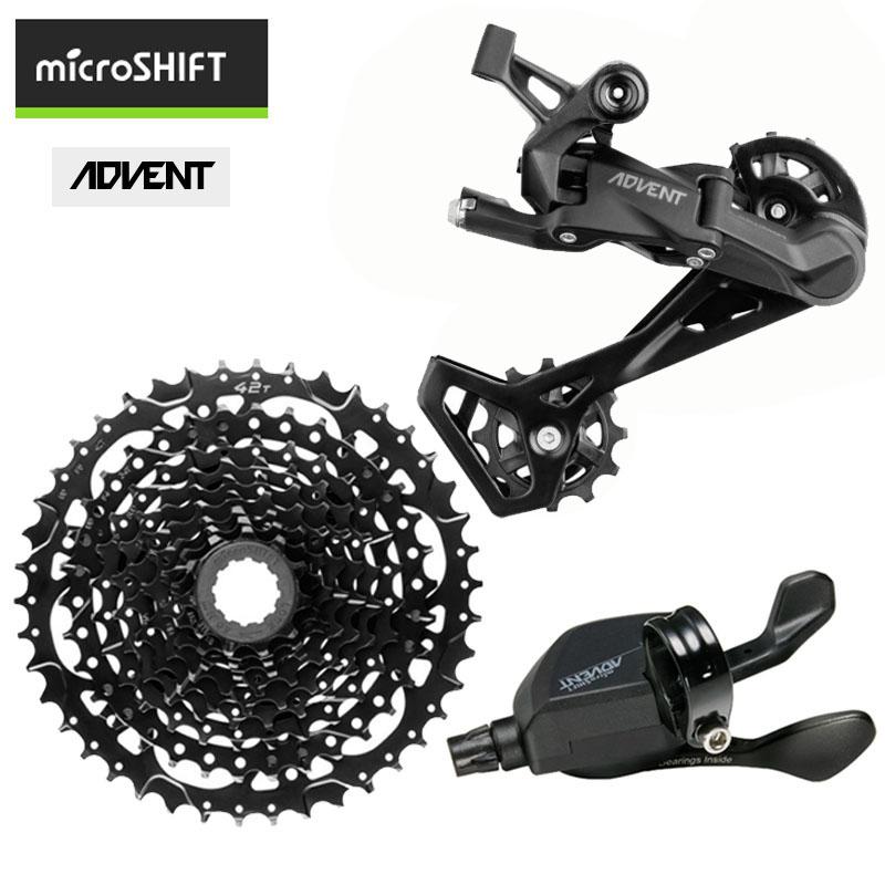 Microshift 1x9 ātrumu velosipēda kasete, aizmugurējais