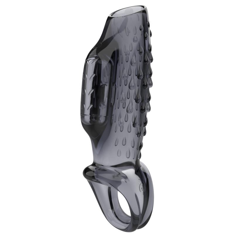 G Spot Stimulator Male Ejaculation Delay Cock Sleeve Penis Vibrating Ring Strap Dildo Dick Enlargement Extender Sex Toys For Men