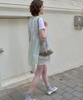 MA JOURNEE Sheer Lace Organza Dress_Mint