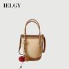 Ladies Bucket Bag Autumn Winter Retro Suede Crossbody Bag