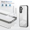 KEYSION Transparente Handyhülle für Samsung A55 5G A35 A25 TPU+PC Rutschfest HD Klar Stoßfest Handyhülle für Galaxy A15 A05S