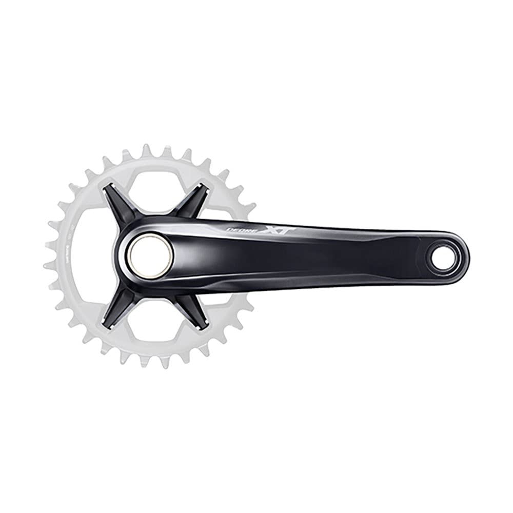 Shimano Single Gears sold separately FC-M8130-1 Crankset, 12s, 175mm, (SM-CRM85), Chainline 56.5mm чёрный