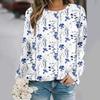 Autumn and Winter New Fashion Round Neck Long Sleeve Printed Elegant Casual Loose Hoodie