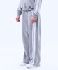 Mihag Ivy League Track Line Wide Pants (Gray)