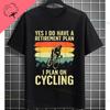 Faccio le Mie Stunt Mountain Bike Maglietta Divertente Slogan Grafica T-shirt Casual Manica Corta Girocollo Abbigliamento Outdoor