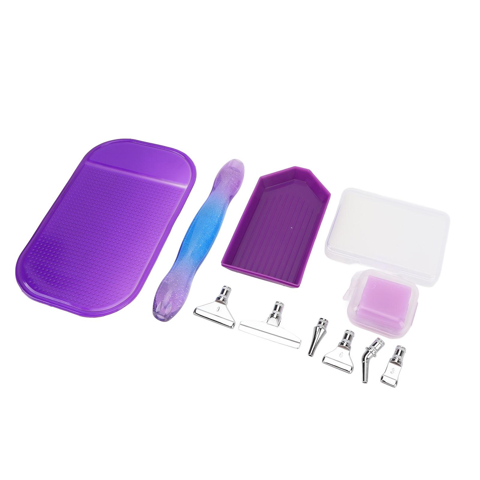 

Набор инструментов для рисования стразами, инструменты для художественного творчества, металлический лоток для ручек, коробка для хранения гелевых бусин