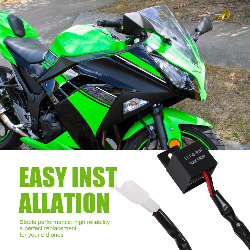 LAMELLIS LED Relay Indicator Relay, Motorcycle Quad Load, Independent Indicator LF1-S-PIN MAX 150W 2 PIN