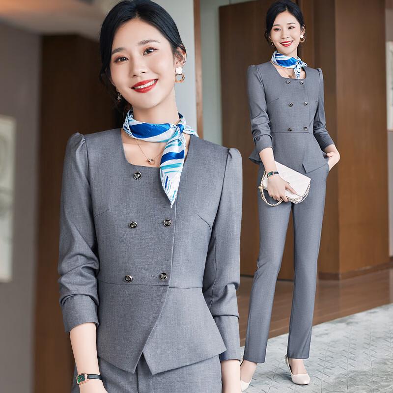 

Women s Long-Sleeved Professional Suit L
