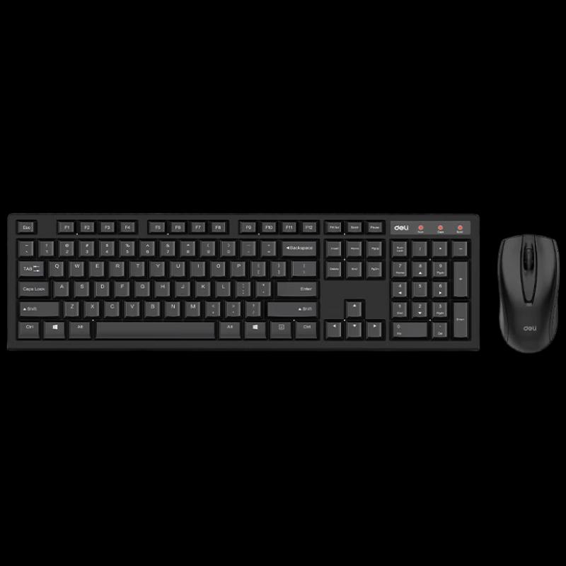 Deli 2.4G Wireless Office Keyboard and Mouse Set