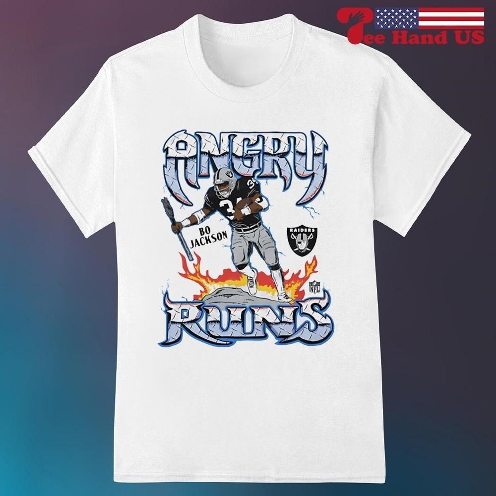 Angry Runs Raiders Bo Jackson shirt NG3223 Unisex T-Shirt