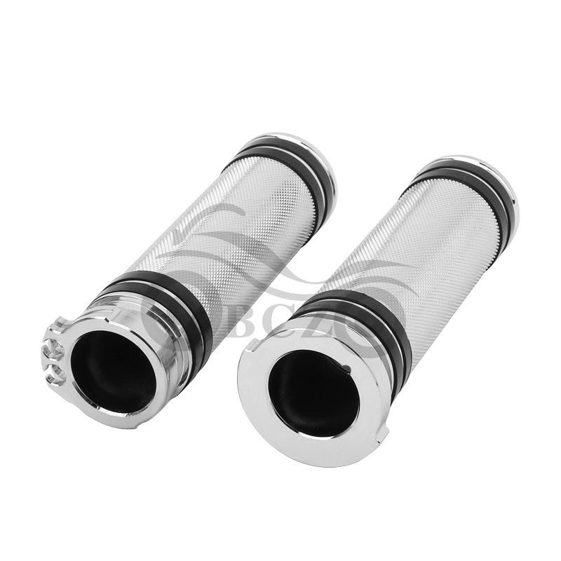 Harley XL883/XL1200/48 Retro CNC Motorcycle Handlebar Grips 25mm