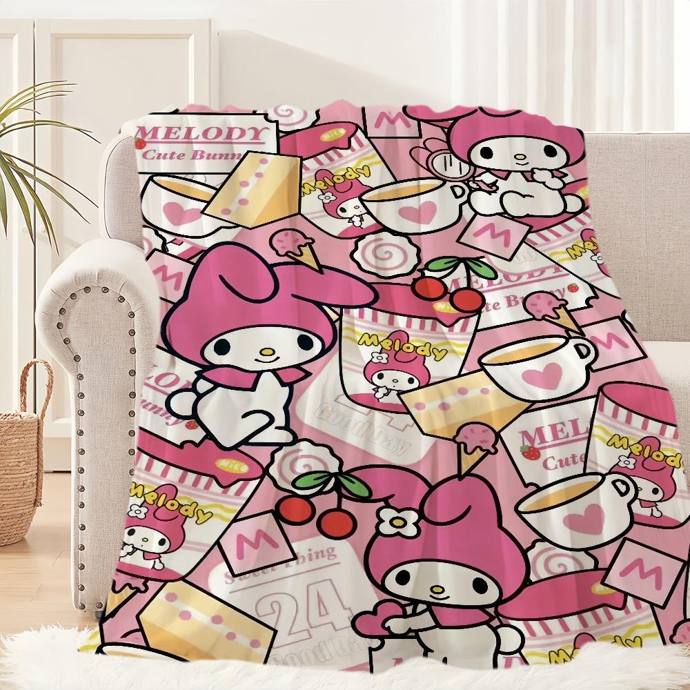 Warm Weich Plüsch Nickerchen Meine Decken Sofa für Wohnen Niedlich Zimmer Büro Cartoon M-Melody Schlafzimmer Zuhause Reise Kind Geburtstagsgeschenke Flanell