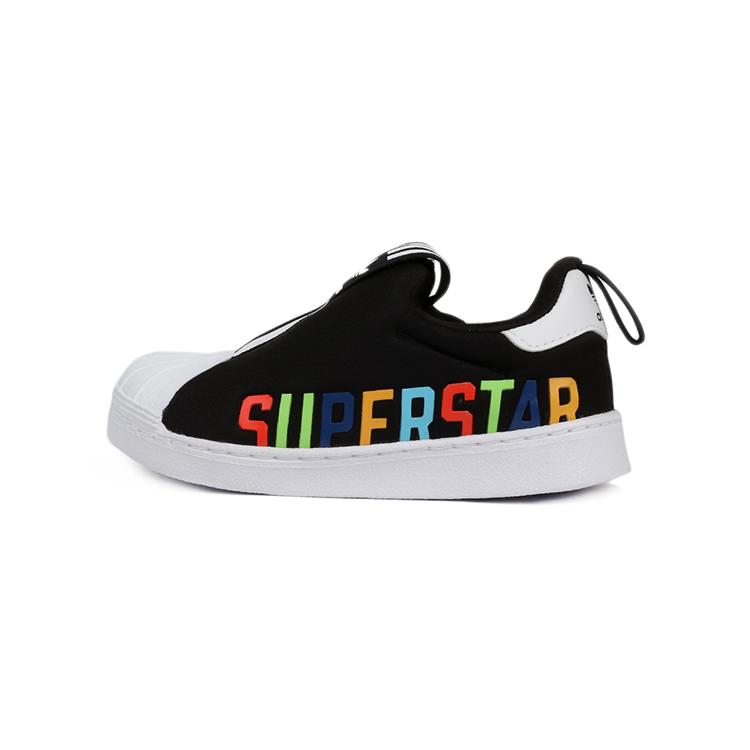 Adidas Originals Superstar 360 X Abrasion Resistant Low top Toddler Shoes Black White Infant And Toddler FV7232