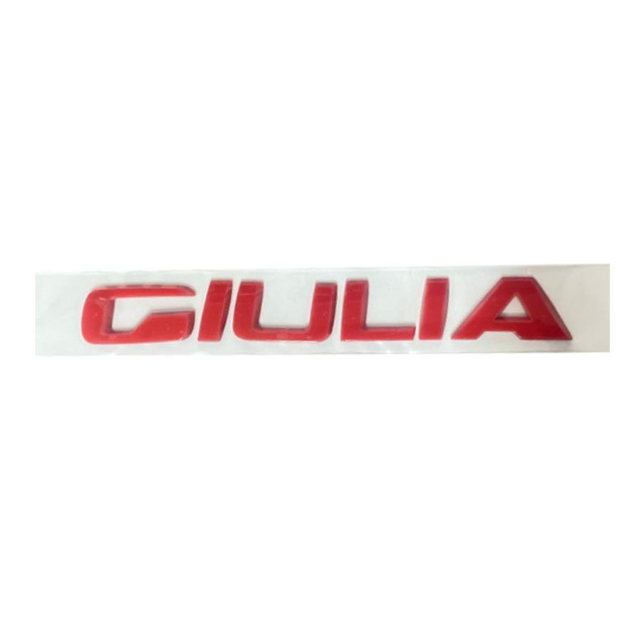 1 pièce Q4 Q2 GIULIA GIULIETTA STELVIO VELOCE Ti Badge Emblème Autocollants de Voiture pour Coffre Arrière Rénovation Étiquette de Coffre Logo Accessoires