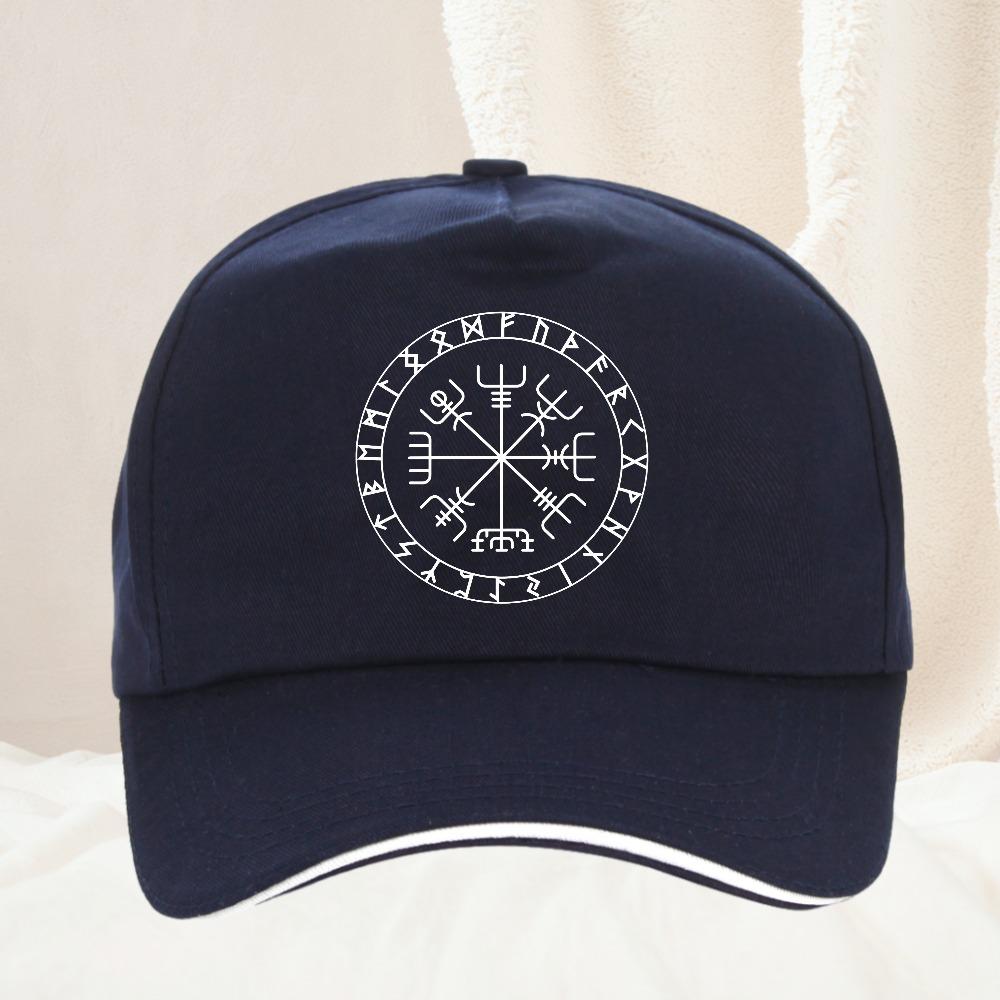 Viking Runic Compass Graphic hat Funny Trip Baseball Cap Fashion Casual Harajuku Unisex Women Adjustable Snapback hat