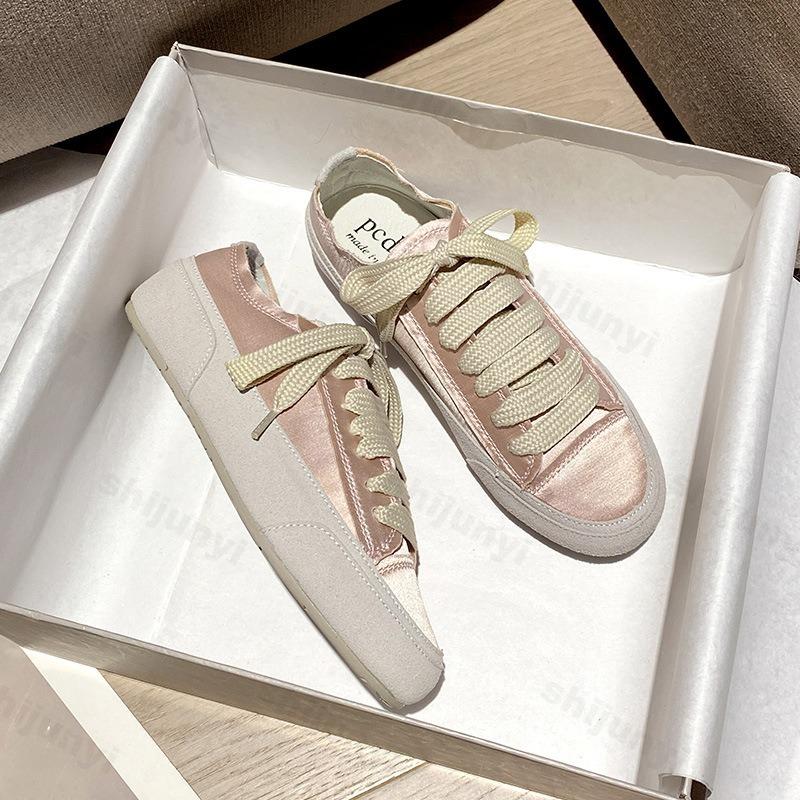 Fashion Women Canvas Shoes Autumn 2025 Vulcanize Shoes Student Solid Color Sneakers Ladies Flats Casual Breathable Walking Travel Tennis