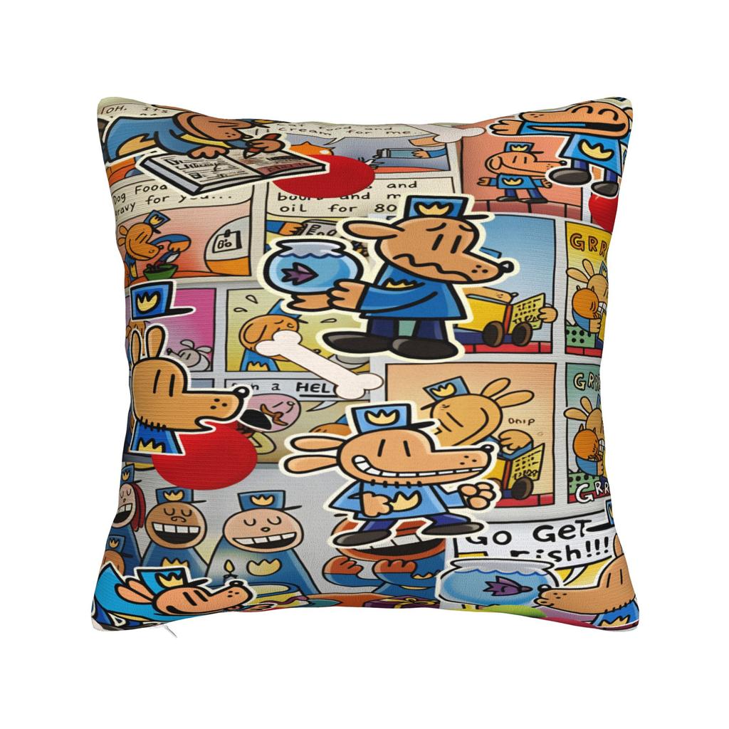 D-Dog Man DogmanS Movie Comic Pillow Cover Morden Pillow Case For Sofa Home Decoration Print Pillowcases Gift