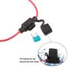 FULARR® 5PCS Premium ACS Small Car Waterproof In-Line Fuse Holder, 16 AWG Wire Harness,