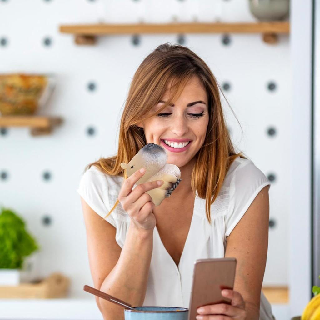 2026 Chubby Capybara Squeeze Toy Fidget Toys Super Soft Simulated Capybara Squeeze Sensory Toys Anxiety Relief for Adults & Kids