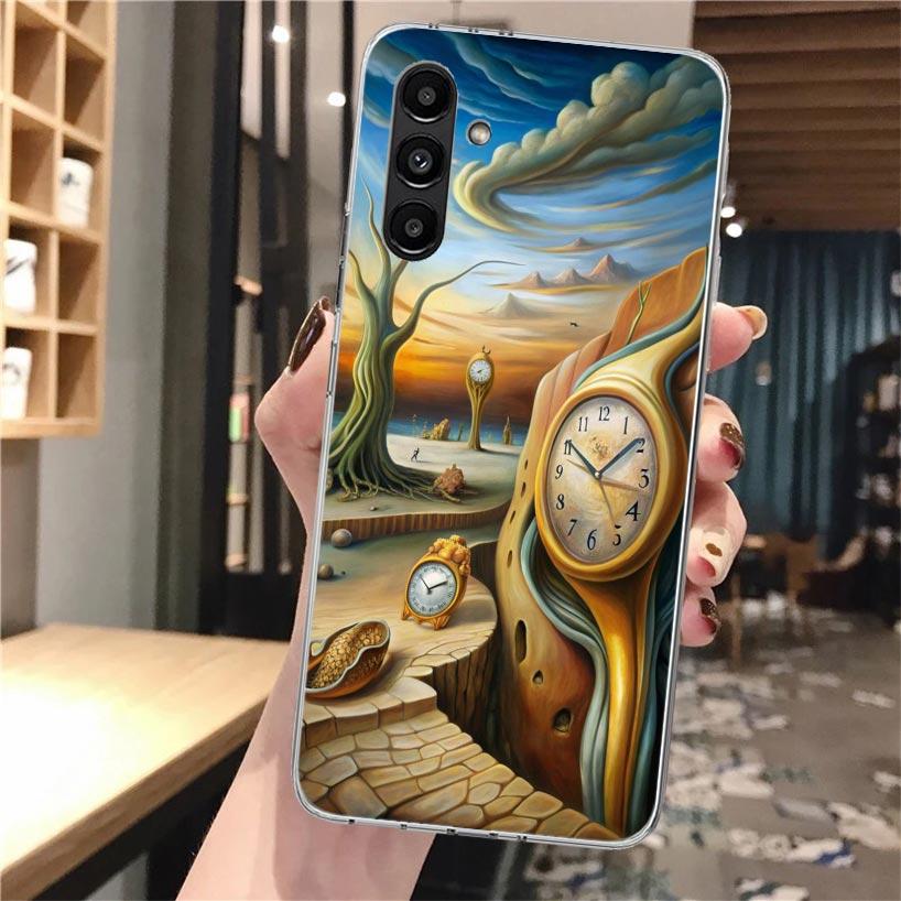 Salvador Dali Art Soft Phone Case For Samsung Galaxy A17 A16 A26 A36 A56 A15 A14 A13 A55 A54 A53 A35 A34 A33 A25 A24 A23 A05S