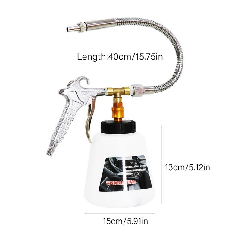 Powerful Air Water Engine Compress Cleaner Tool 360 Adjustable Nozzle Bay Cleaning Tool for Car Motorcycle Maintenance