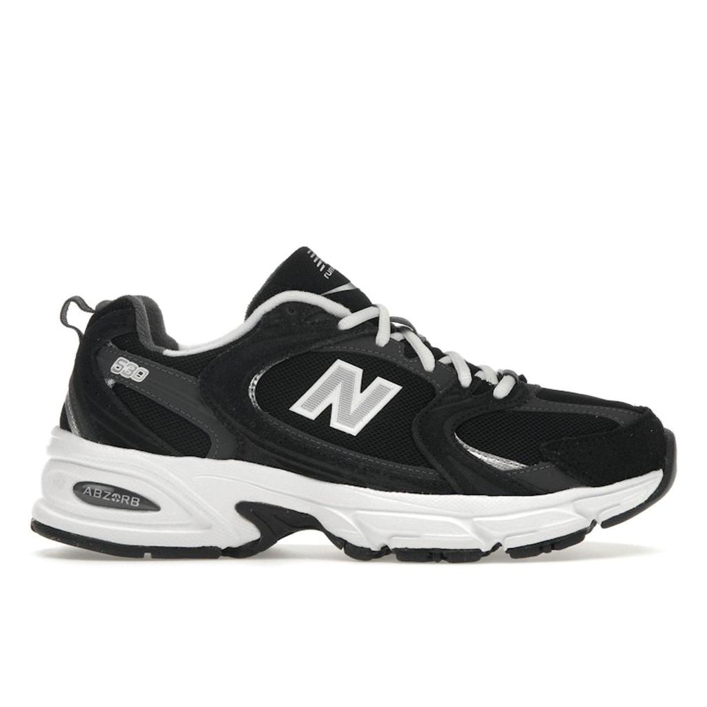 New Balance 530 Black Magnet Silver Metallic Unisex MR530CC
