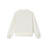 FILA Solid Color Stand Collar Casual Knitted Jacket Women jackets Jade-White F11W418503F-IV