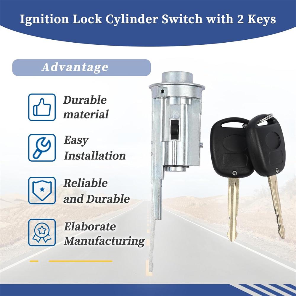 Ignition Lock Cylinder For Toyota 4Runner Avalon Solara Tundra LX470 89703-33070