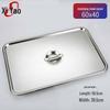 Stainless Steel Deep Rectangular Tray with Lid