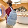 New Large Capacity Schoolbag Korean Simple High School Student College Backpack for College Students