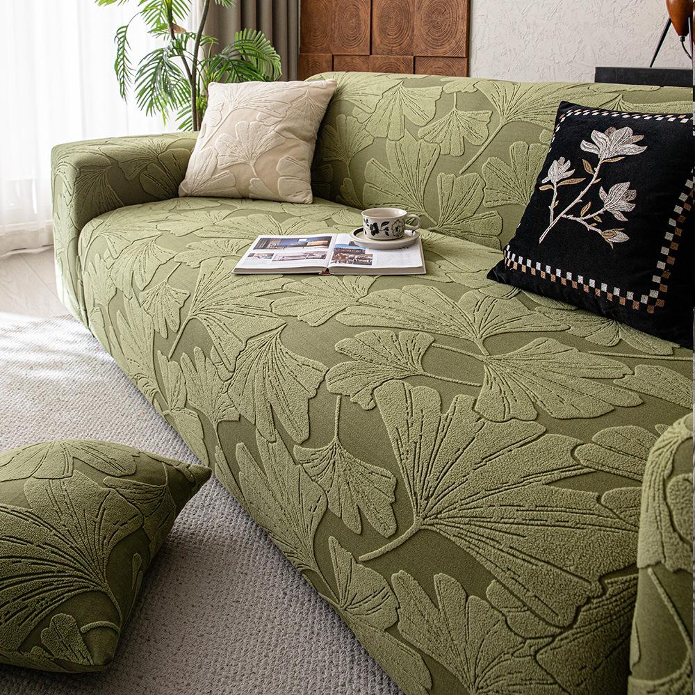 New Cream Style Elastic Full Cover Sofa Cover All Season Universal Dust Proof and All Purpose Cover  Anti Cat Scratch Cover