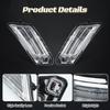 LED Fog Lamp For Volvo XC60 2009 2010 2011 2012 2013 Front Fog Light Daytime Running Lamp Daylight Driving 31290873 31290874 12V