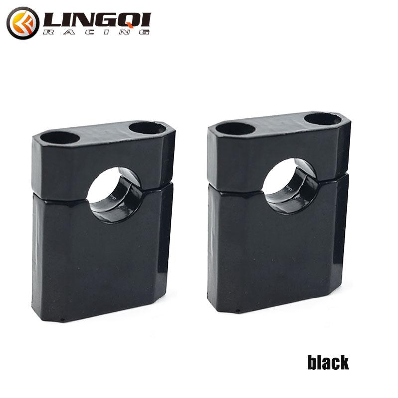 

LINGQI RACING Handle Block Clamp Aluminum Alloy Risers Mount Adapter For Dirt Pit Bike Motocross Motorcycle Accessories Parts Black Low