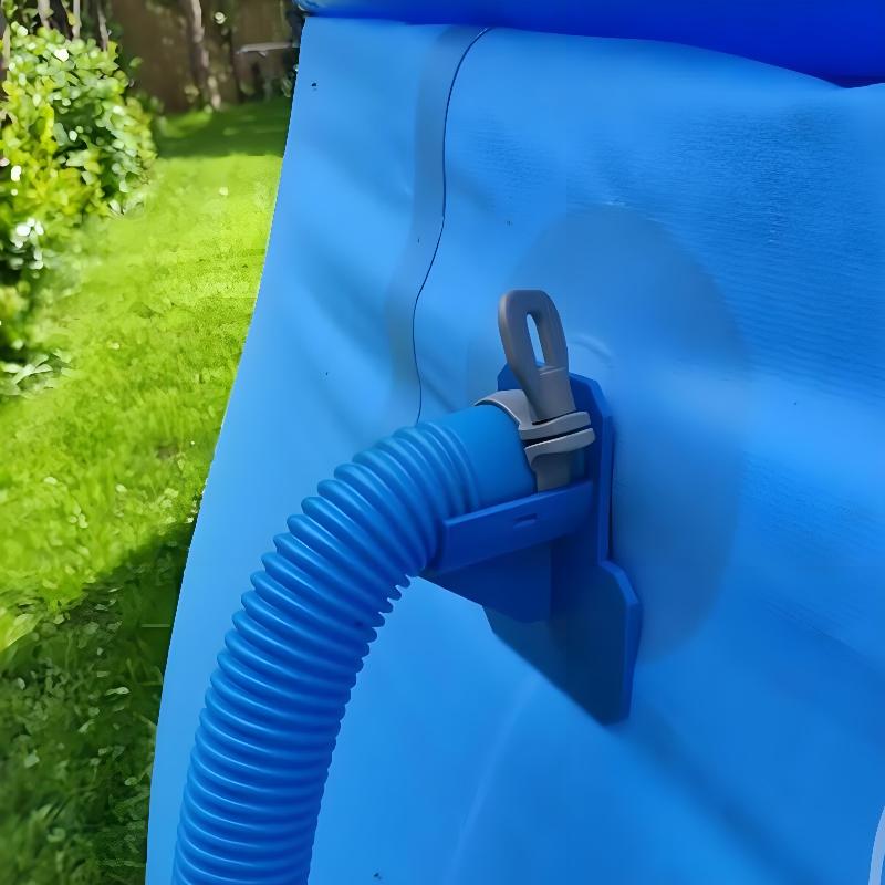 Pool Hose Holder Bracket With Anti Sagging Design And Tool Free Installation Perfect For Above Ground Outdoor Swimming Pools